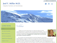 Tablet Screenshot of joelfmillermd.com